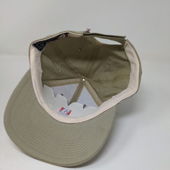Collegiate USA Men's Strapback Hat United Rentals Tan Embroidered Logo W/Tags - Picture 9 of 11